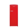 Retro Vintage Zwarte Kast Koelkast 218L RF218RRA++ - FrigeluX