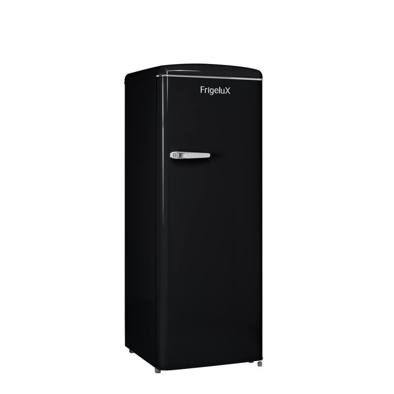 Retro Vintage Zwarte Kast Koelkast 218L RF218RNA++ - FrigeluX