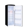 Retro Vintage Zwarte Kast Koelkast 218L RF218RNA++ - FrigeluX