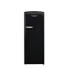 Retro Vintage Zwarte Kast Koelkast 218L RF218RNA++ - FrigeluX
