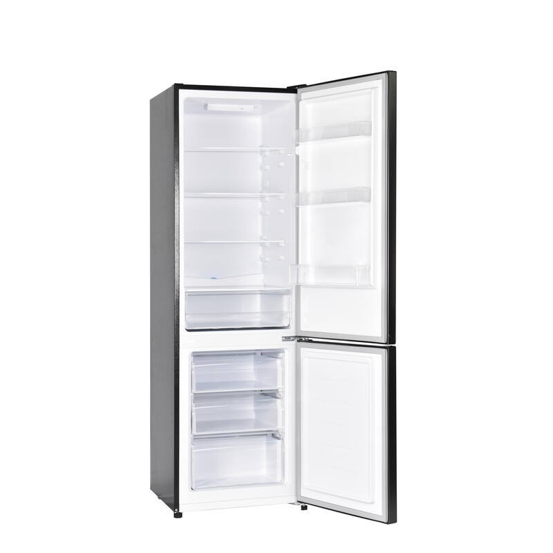 Donker Inox Gecombineerde Koelkast RC262XE 262L - FrigeluX