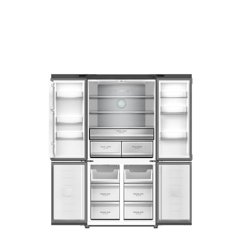 Zwarte Side-by-Side Koelkast MTD190XBI 466L - FrigeluX