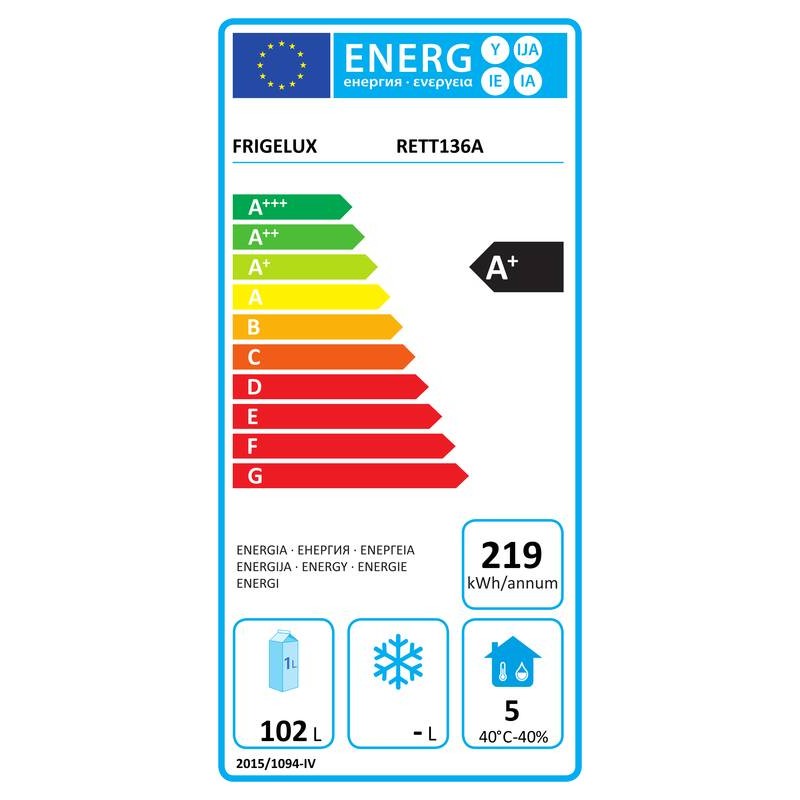 Buitenkoelkast RETT136A 136L - FrigeluX